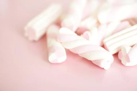 Marshmallow pattern background Stock Photos