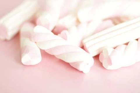 Marshmallow pattern background Stock Photos