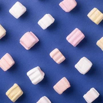 Marshmallows background Stock Photos