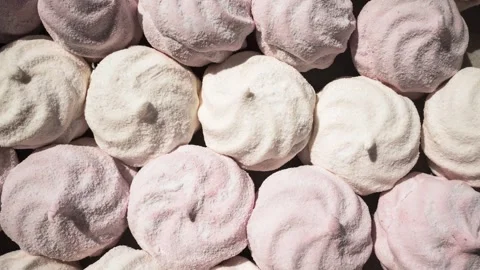 Marshmallows Texture Close Up, Stock Footage 344571175