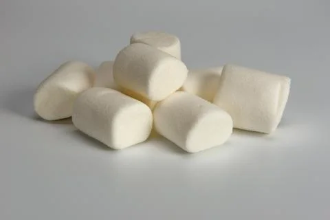 Marshmallows white Stock Photos