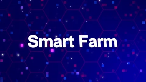 Mart Farm text animation with background Video stock 260209694