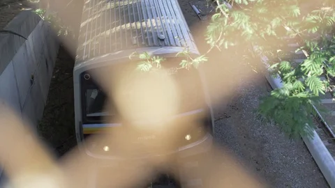 Marta Train Atlanta Stock Footage 98087695