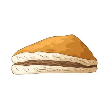 Martabak manis illustration Stock Illustration