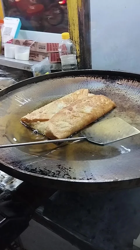 Martabak telur Stock Footage 295393347