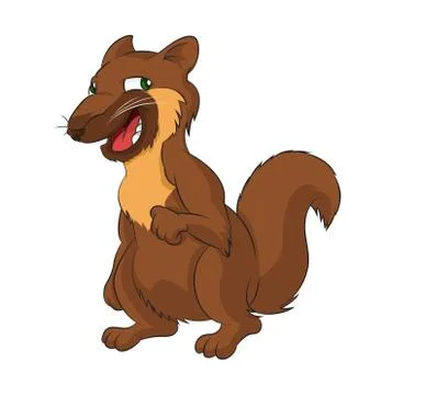 Marten Stock Illustration