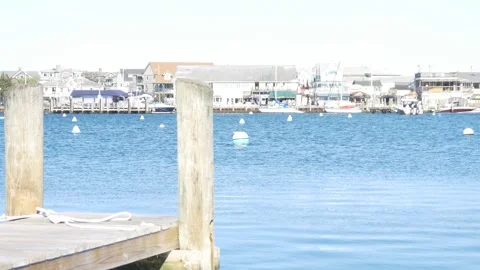 Martha's Vineyard Dock Post Stock Footage 270483159