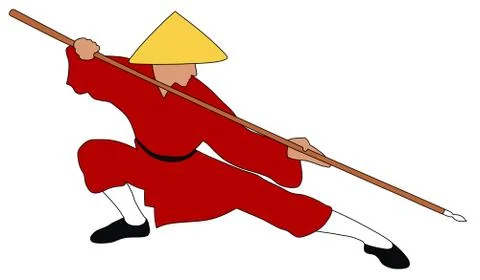 Martial art Stock Illustration