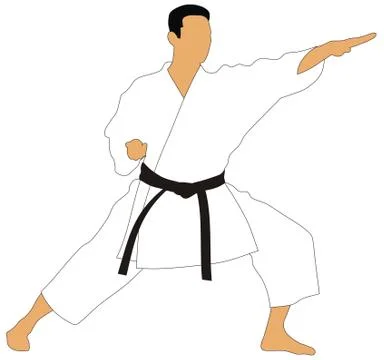 Martial art Stock Illustration