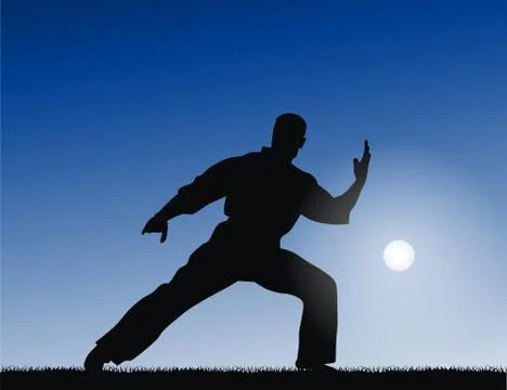 Martial art Stock Illustration