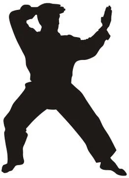 Martial art Stock Illustration