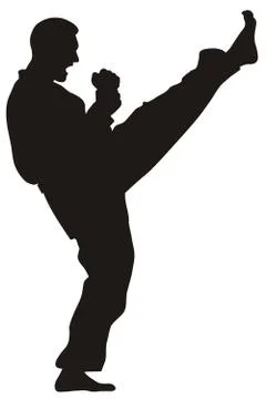 Martial art Stock Illustration