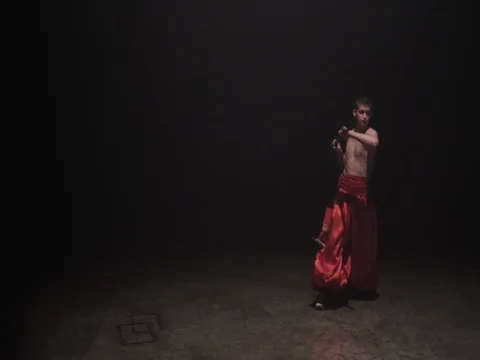 Martial Arts Dance Cossacks Choreography Slow Motion Stock Footage 70067032
