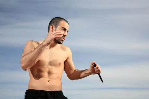 Martial arts instructor Stock Photos