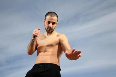 Martial arts instructor Stock Photos