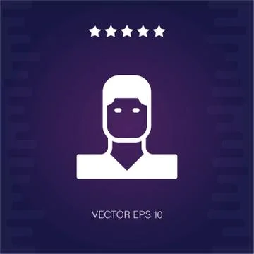 Martial arts man vector icon Stock Illustration