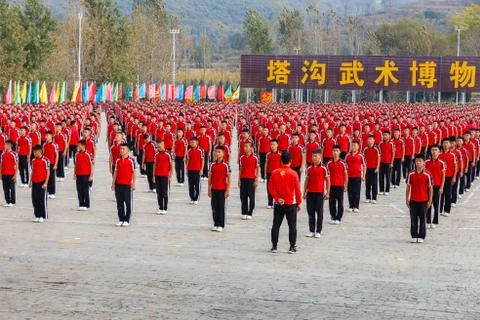 Martial Arts School Shaolin Stock Photos