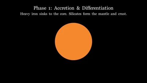 Martian Evolution - The thermodynamic evolution of Mars Stock Footage 340772175