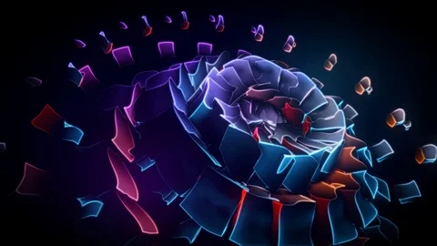 Martian Fly Trap Looping Animation Stock Footage 73645160