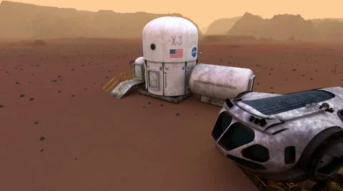 Martian Outpost X-3 스톡 동영상 56564756