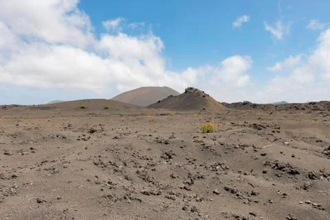 Martian style landscape Stock Photos
