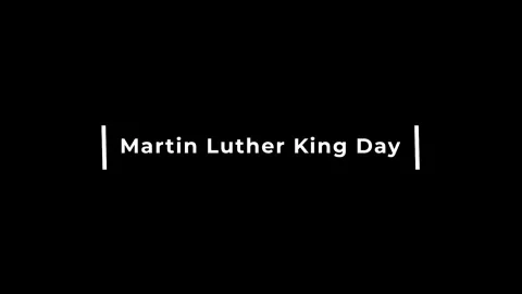Martin Luther king day text animation 4k video. Stock Footage 295470028