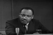 Martin Luther King Discusses How Civil Rights Would Make The Country Better  Stock Footage