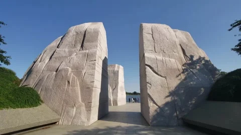 Martin Luther King Jr. Memorial Stock Footage