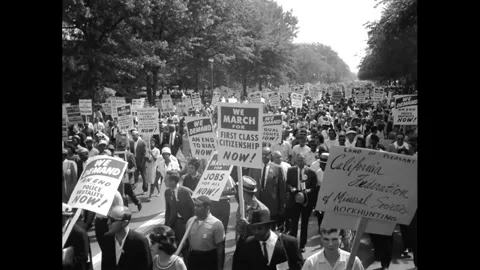 Martin Luther King Speech Excerpt At The Civil Rights Freedom Now Demonstration Vidéo 143426033