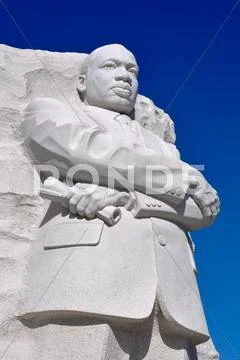 Martin luther king statue monument in washington dc Stock Photos