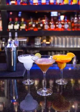 Martini drinks Stock Photos