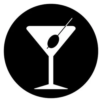 Martini glass Stock Illustration