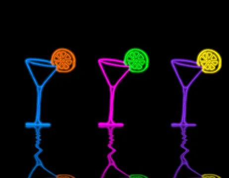 Martini glass Stock Illustration