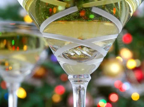 Martini glasses Stock Photos