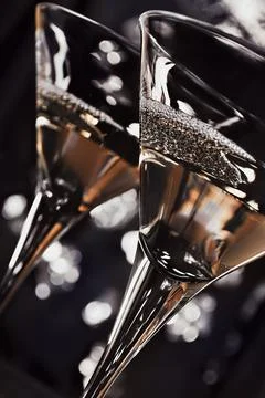 Martini glasses Fotos Stock