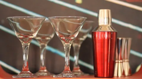 Martini Pour  Stock Footage 943238