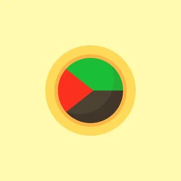 Martinique - Circular Flag Stock Illustration