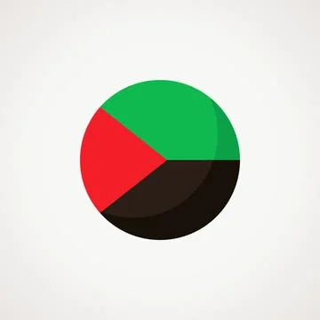Martinique - Circular Flag Stock Illustration