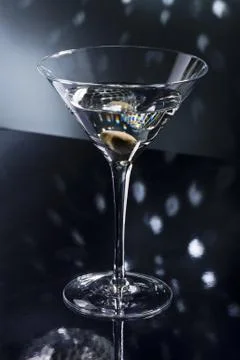 Martinis on the dance floor Stock Photos