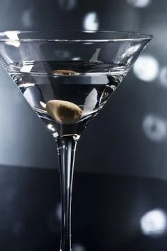 Martinis on the dance floor Stock Photos