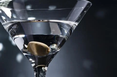 Martinis on the dance floor Stock Photos