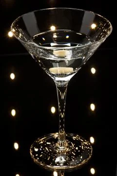 Martinis on the dance floor Stock Photos