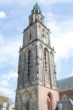 Martinitoren in Groningen Stock Photos