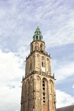Martinitoren in Groningen Stock Photos
