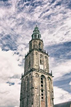 Martinitoren in Groningen Stock Photos