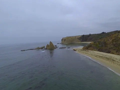 Martins Beach Stock Footage