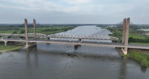 Martinus Nijhoff Bridge, structural and engineering in Dutch transport and Stock Footage 279764061