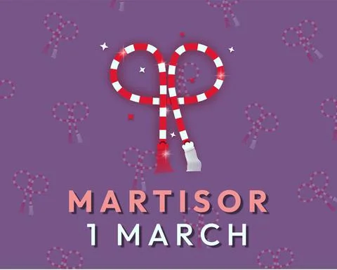 Martisor Celebration Vector Design Stock Illustration