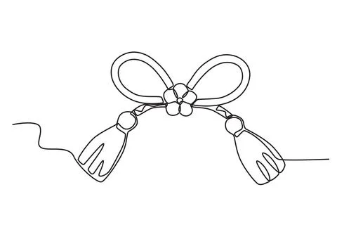 A Martisor of twisted rope Stock Illustration