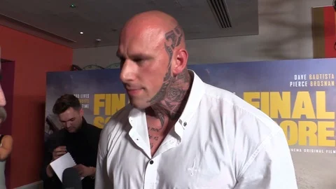 Martyn Ford attends 'Final Score' movie UK premiere in London Stock Footage 101202544